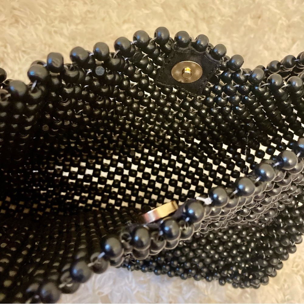 Black Beaded Bag A New Day - Picture 3 of 8